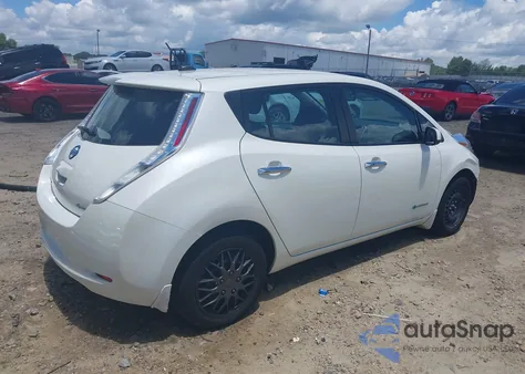 2017 Nissan Leaf S z USA, uszkodzony, nr VIN 1N4BZ0CP1HC309791
